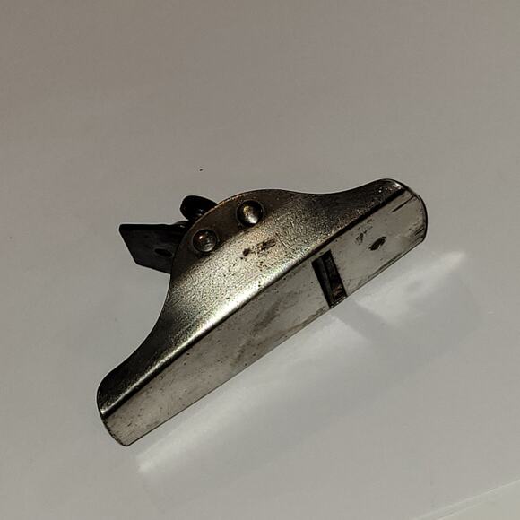 Vintage G.M. Co Miniature Mini Finger Thumb Wood Plane Made In USA 1" x 3 1/4" - Picture 7 of 11